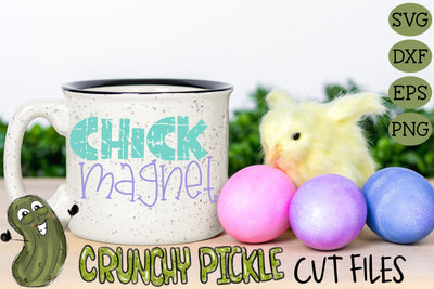 Chick Magnet Easter SVG SVG Crunchy Pickle 