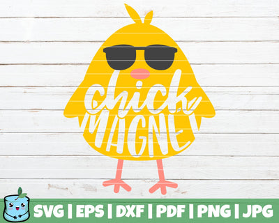 Chick Magnet SVG MintyMarshmallows 
