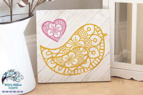 Chick Mandala SVG SVG Wispy Willow Designs 