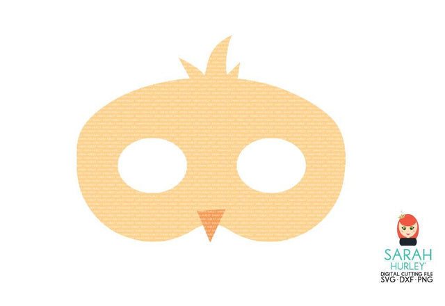 Chick Mask SVG Sarah Hurley 