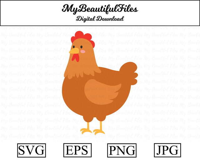 chicken - Animal SVG MyBeautifulFiles 