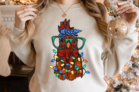 Chicken Christmas Sublimation Sublimation LAM HOANG THUY 