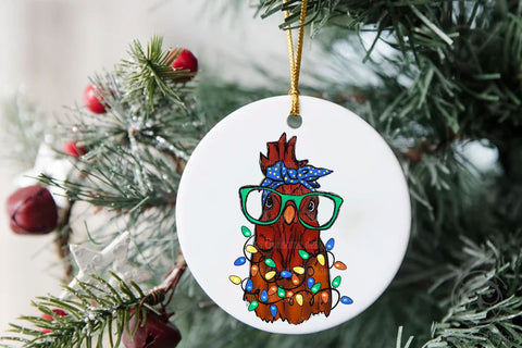 Chicken Christmas Sublimation Sublimation LAM HOANG THUY 