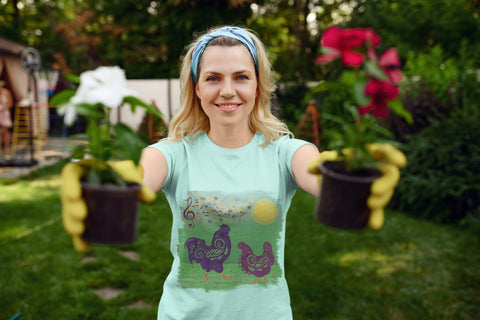 Chicken Dance on the Farm PNG Sublimation Angel on Empire 