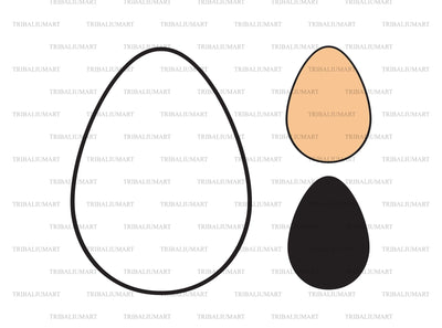 Chicken egg SVG TribaliumArtSF 