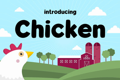 Chicken Font Font Fox7 By Rattana 