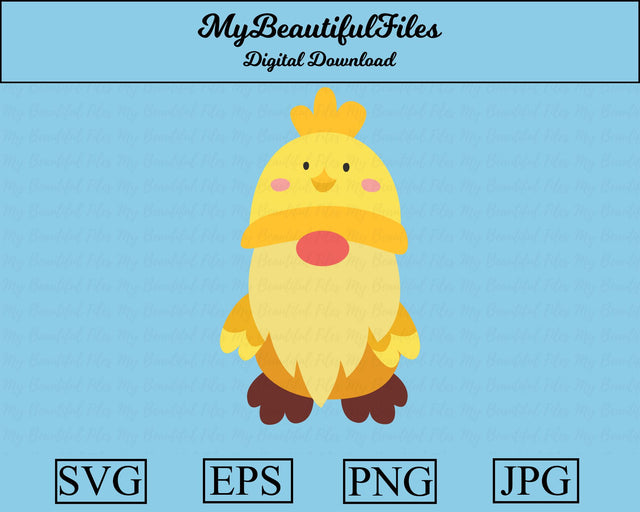 chicken gnome SVG MyBeautifulFiles 