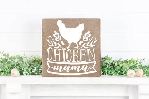 Chicken Mama| Chicken Farm SVG Cutting Files. SVG CosmosFineArt 