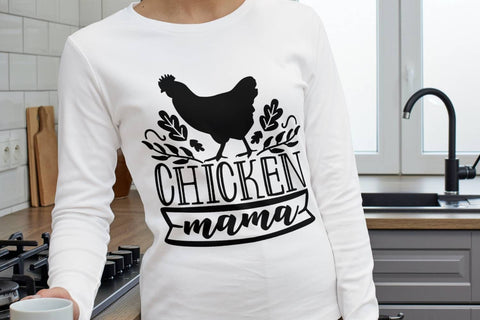 Chicken Mama| Chicken Farm SVG Cutting Files. SVG CosmosFineArt 