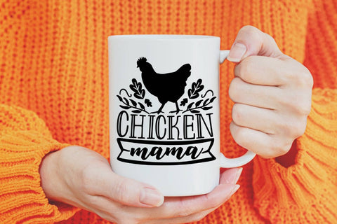 Chicken Mama| Chicken Farm SVG Cutting Files. SVG CosmosFineArt 