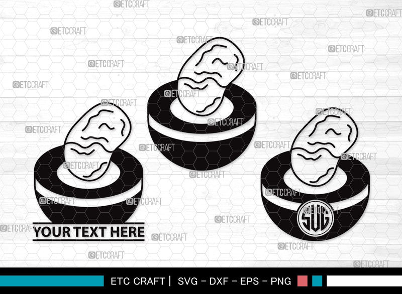 Chicken Nuggets Monogram SVG | Chicken Svg | Nuggets Svg | Fried Chicken Svg | Chicken Nugs | Chicken Nuggets Clipart SVG ETC Craft 