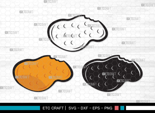 Chicken Nuggets SVG | Chicken Svg | Nuggets Svg | Fried Chicken Svg | Chicken Nugs | Chicken Nuggets Clipart SVG ETC Craft 