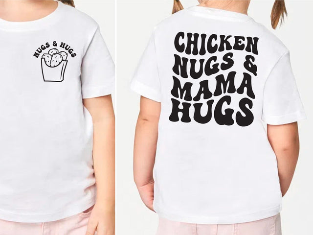 Chicken Nugs & Mama Hugs SVG SVG Caffeinated SVGs 