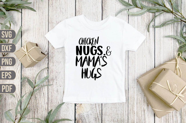 Chicken Nugs & Mama's Hugs SVG SVG shah alam 