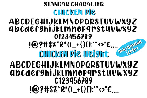 Chicken Pie Font Manjali_Studio 