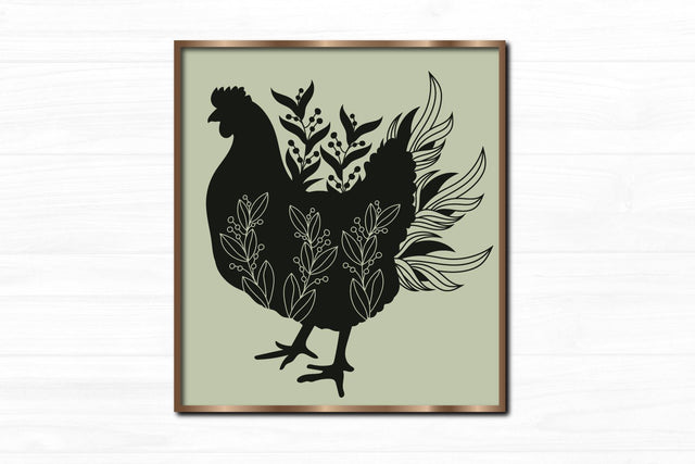 Chicken Silhouette SVG zoellartz 