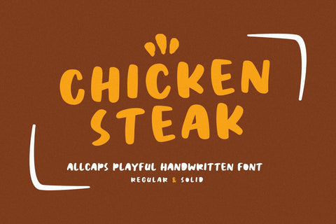 Chicken Steak Font Madatype Studio 