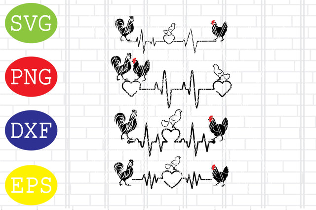 Chicken SVG, Chicken Family SVG, Chicken Silhouette svg, Rooster Svg, Chick Svg SVG DigitalSvgFiles 
