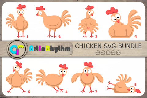 Chicken Svg, Chicken Svg Bundle, Chicken Cliparts, Farm Svg SVG Artinrhythm shop 