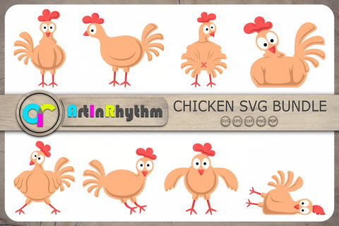 Chicken Svg, Chicken Svg Bundle, Chicken Cliparts, Farm Svg SVG Artinrhythm shop 