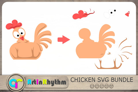 Chicken Svg, Chicken Svg Bundle, Chicken Cliparts, Farm Svg SVG Artinrhythm shop 