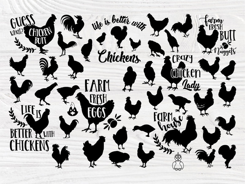 Chicken SVG cut file | Chicken bundle svg | Farmhouse sign | Chicken ...