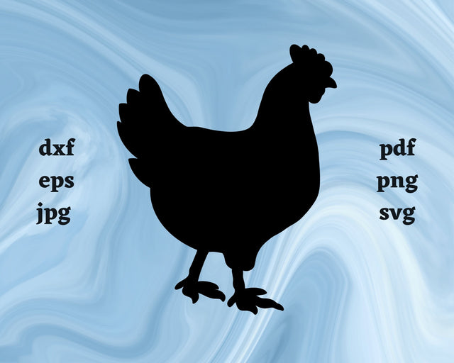 Chicken SVG Cut File SVG Northern Light SVG 