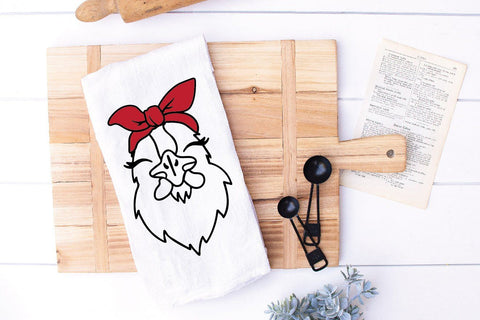 Chicken SVG File - Chicken with Bandana SVG File SVG Old Market 