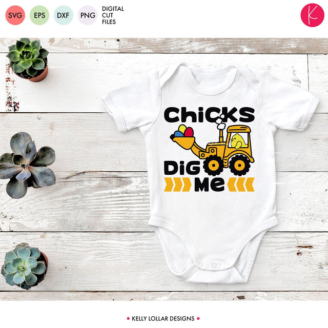 Chicks Dig Me SVG Kelly Lollar Designs 