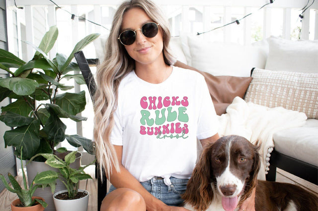 Chicks rule bunnies drool SVG SVG SVGista 