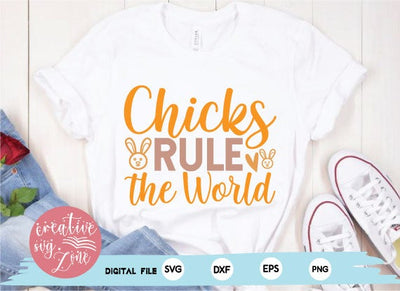 Chicks Rule the World SVG md faruk hossain 