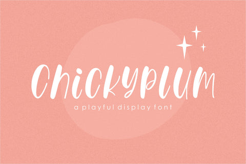 Chickyplum Font Qwrtype Foundry 