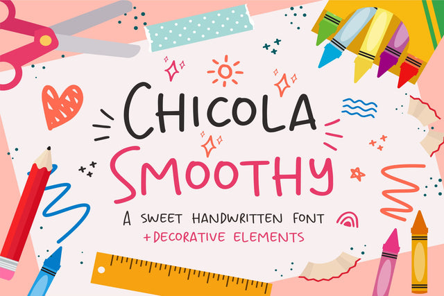 Chicola Smoothy Font Allouse.Studio 