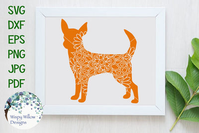 Chihuahua | Dog Mandala SVG Wispy Willow Designs 