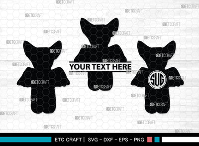 Chihuahua Dog Monogram, Chihuahua Dog Silhouette, Chihuahua Dog SVG, Chihuahua Svg, Dog Svg, Animal Svg, SB00238 SVG ETC Craft 