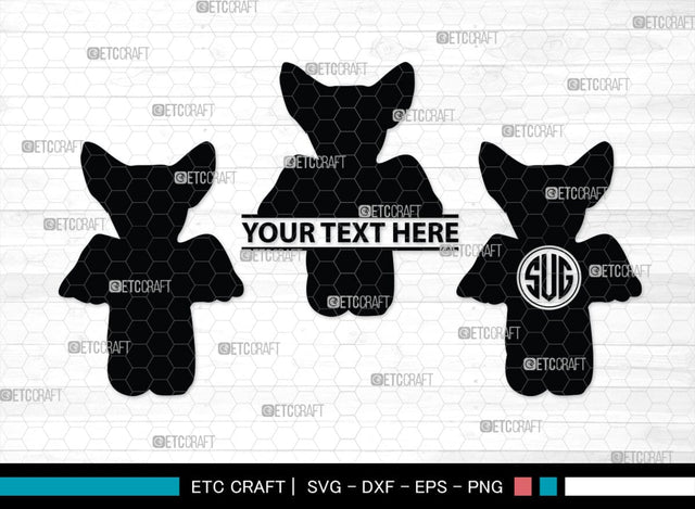 Chihuahua Dog Monogram, Chihuahua Dog Silhouette, Chihuahua Dog SVG, Chihuahua Svg, Dog Svg, Animal Svg, SB00238 SVG ETC Craft 