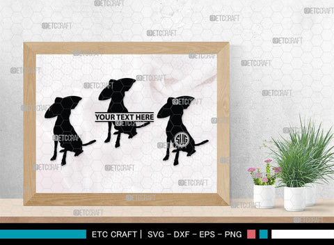 Chihuahua Dog Monogram, Chihuahua Dog Silhouette, Chihuahua Dog SVG, Chihuahua Svg, Dog Svg, Animal Svg, SB00238 SVG ETC Craft 