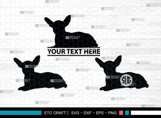 Chihuahua Dog Monogram, Chihuahua Dog Silhouette, Chihuahua Dog SVG, Chihuahua Svg, Dog Svg, Animal Svg, SB00238 SVG ETC Craft 
