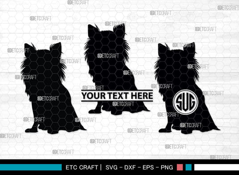 Chihuahua Dog Monogram, Chihuahua Dog Silhouette, Chihuahua Dog SVG, Chihuahua Svg, Dog Svg, Animal Svg, SB00238 SVG ETC Craft 