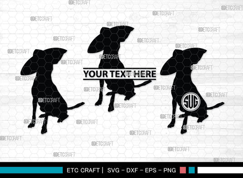 Chihuahua Dog Monogram, Chihuahua Dog Silhouette, Chihuahua Dog SVG, Chihuahua Svg, Dog Svg, Animal Svg, SB00238 SVG ETC Craft 