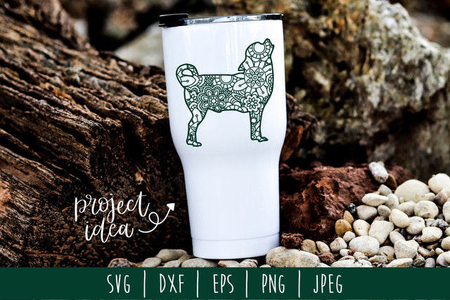 Chihuahua Mandala Zentangle SVG SavoringSurprises 