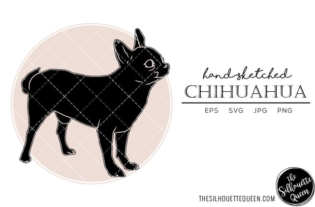 Chihuahua Sketch SVG Loveleen Kaur 