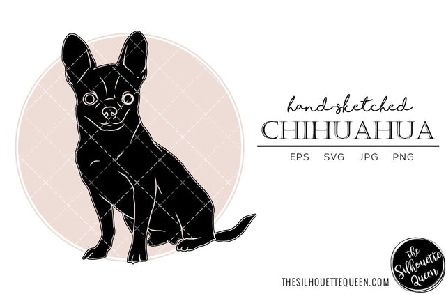 Chihuahua Sketch SVG Loveleen Kaur 