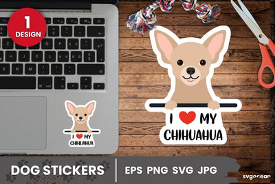Chihuahua Sticker SVG | Printable | Digital planner SVG SvgOcean 