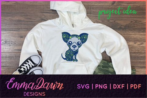 Chihuahua SVG SVG Emma Dawn Designs 