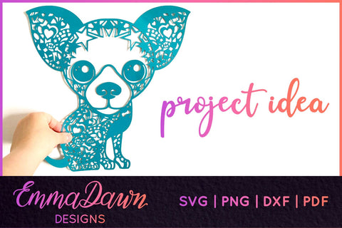 Chihuahua SVG SVG Emma Dawn Designs 