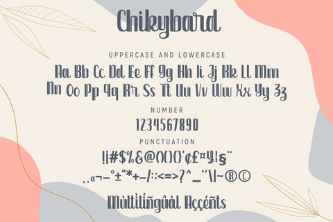 Chikybard Font Zeenesia Std 