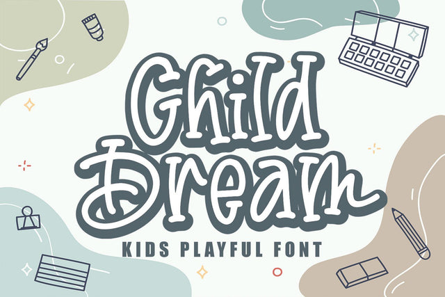 Child Dream - Cute and Friendly Font Subectype Studio 