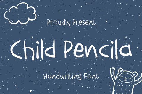 Child Pencila Font Font Aisyah 