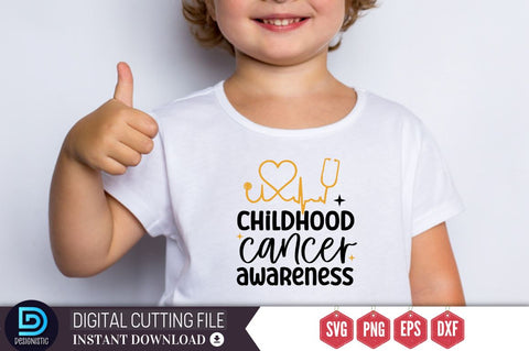 Childhood cancer awareness SVG SVG DESIGNISTIC 